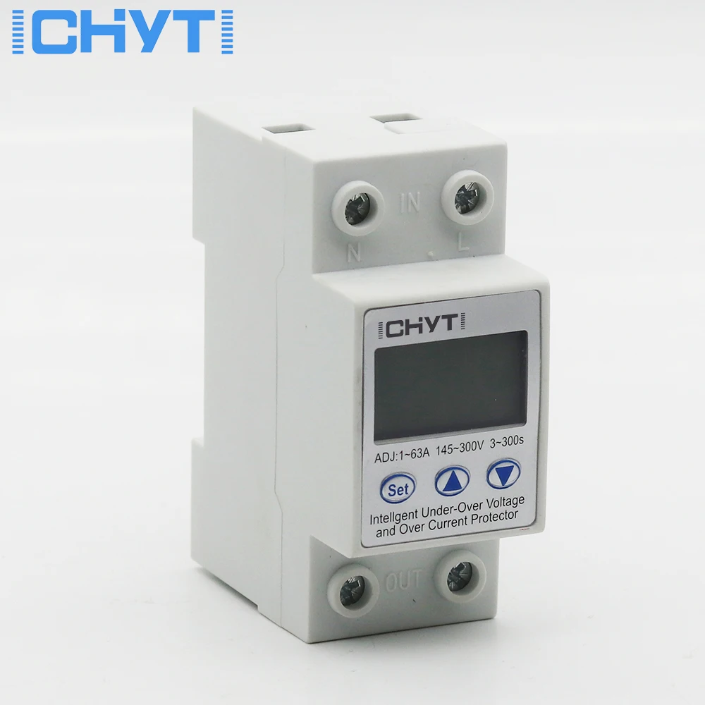 Ichiti 1 63A Adjustable140 300V перенапряжения и защиты под напряжением светодиодный дисплей