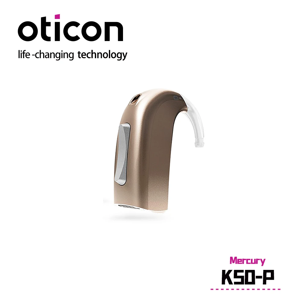 Oticon Elderly Wireless Invisible Deaf BTE Hearing Aid Mercury Saturn