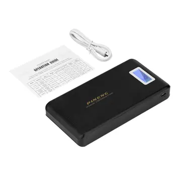 

PINENG Mobile Power Bank PN-929 15000mAh Dual USB LCD Flashlight Powerbank External Phones Battery Charger