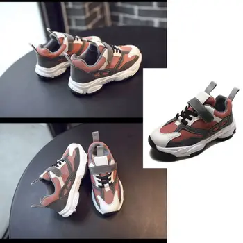 

Autumn Winter Kids Shoes Fashion New Boys Girls Children's Casual Warm Sneakers Breathable Soft Running Sports Shoes 1-11Y