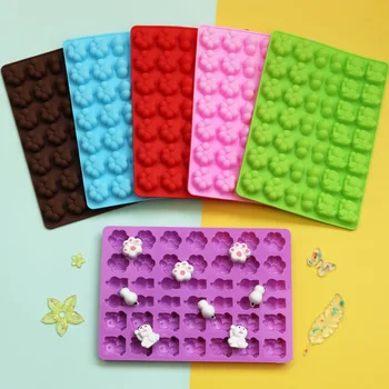 

42 holes of panda claws silicone chocolate mold, silicone cake mold