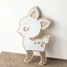 Зеркальные наклейки INS Deer настенные украшения настраиваемое зеркало навесное акриловое зеркало настенные декоративные наклейки Прямая с фабрики