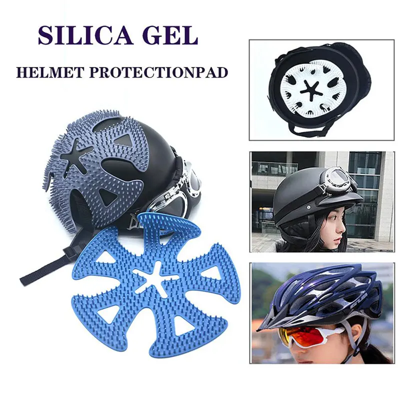 Silicone Helmet Pad Cushion Thermals Insulation Breathable Helmet Pad