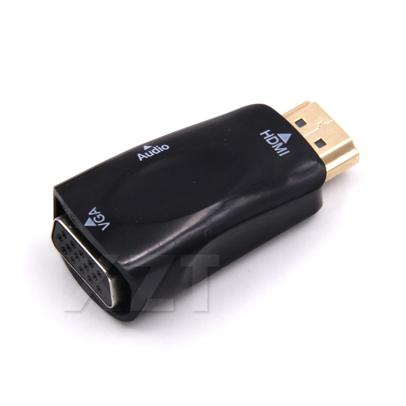 HDMI к VGA адаптер аудио кабель конвертер мужчин и женщин поддержка для ПК ноутбук с HDTV планшет поддержка 1080P HDTV адаптер