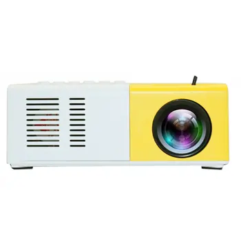 

1Pc LED Home Office YGPD300 Projector Hd 1080P Mini Mini Projector Factory with EU PLug(Yellow)