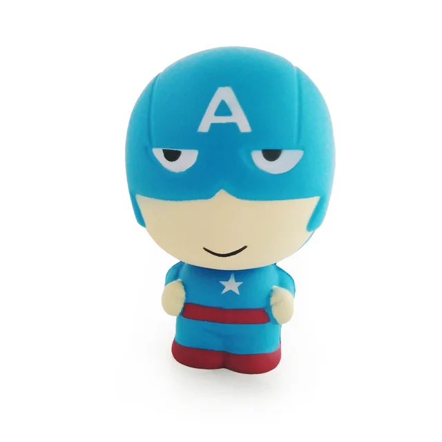 Marvel Squishy Kawaii Squishy Squish Spiderman Hulk Iron Man Spider Thanos Squishies Slow Rising Stress Relief Squeeze PU Toys 3