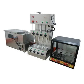 

Manufacturer prices Pizza cone machine With Pizza Oven with display cabinet