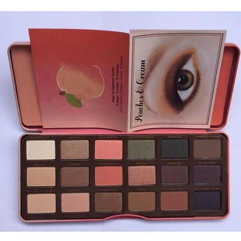 

High quality Peaches Glow infused Bronzers & Highlighters blush palette Eye Shadow Palette 18 Colors Papa don't peachs blusher