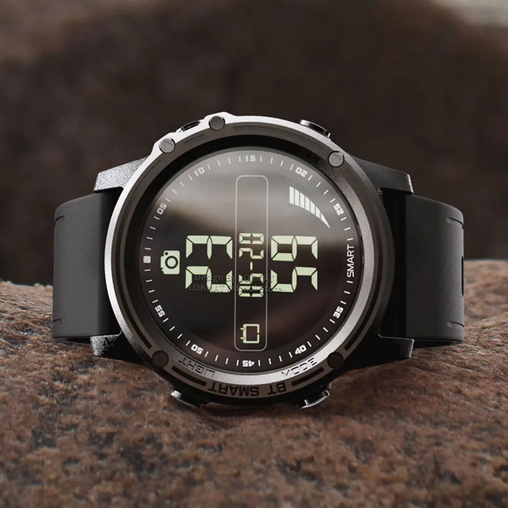 LOKMAT MK07 IP68 Водонепроницаемые Смарт-часы с 1,25 дюймовым FSTN экраном фитнес-трекер Шагомер Секундомер Удаленная камера