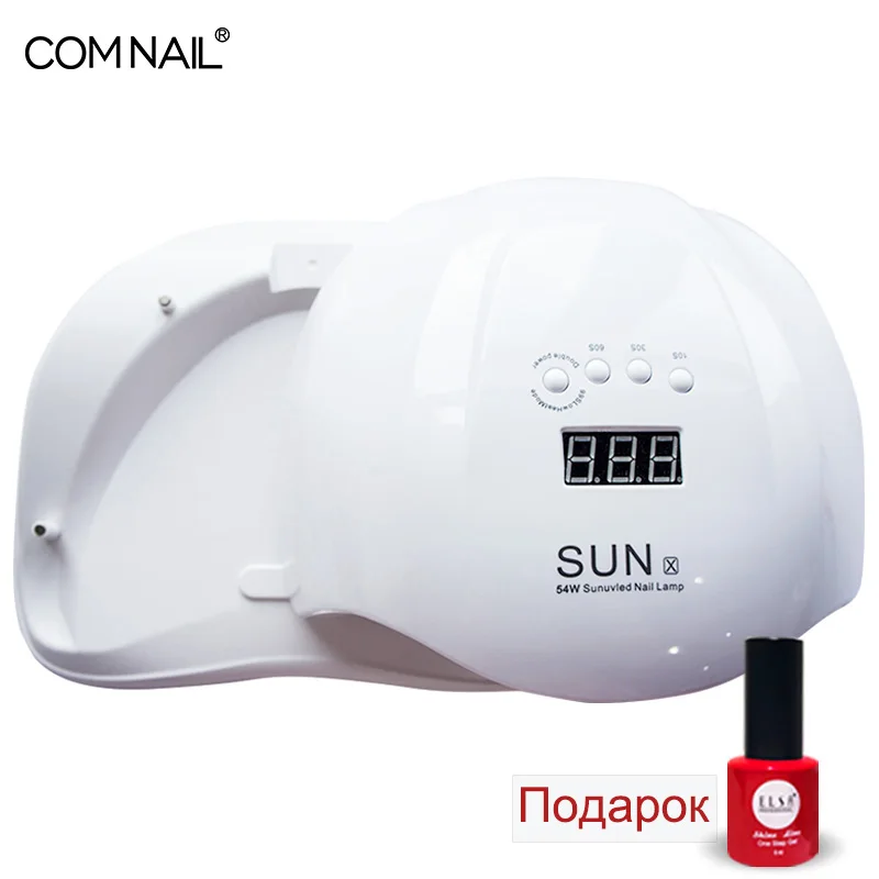 COMNAIL УФ ЛЕД Лампа для ногтей Sun1 Sun5 SunX Быстрая сушка всех видов гелей УФ лампа Маникюрный прибор из Российского Склада - Цвет: SUNX