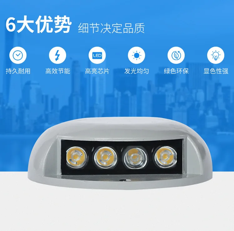 5 шт. светодиодный утопленный светильник 4 Вт 8 Вт IP67 DC12V AC85-265V Открытый водонепроницаемый Встраиваемый свет на палубе подземный светильник тротуарное освещение