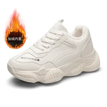 Женская обувь; хлопковая обувь; популярные модели; бархатная Спортивная повседневная женская обувь в Корейском стиле