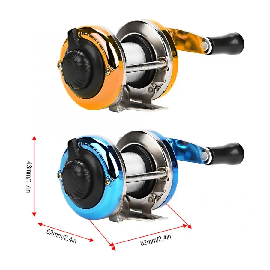 Новинка 2019 мини барабан для ловли нахлыстом портативная катушка зимней