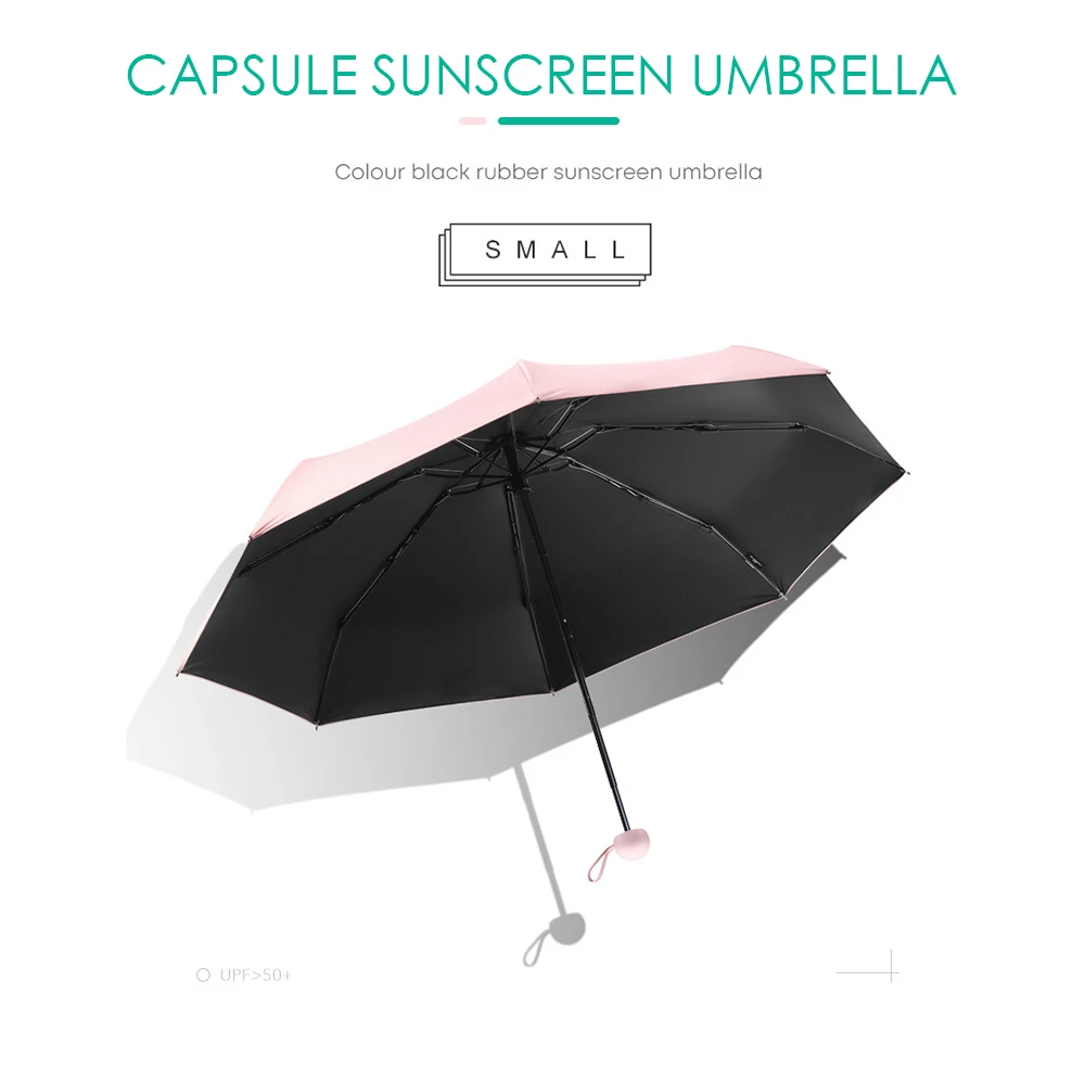 Капсула зонтик ультра светильник солнцезащитный крем пять раз зонтик УФ Защита красивый подарок