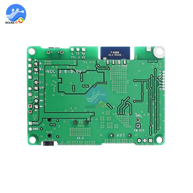 BK3266 Bluetooth V5.0 стерео аудио передатчик приемник модуль Плата усилителя AUX DC 3 6 5 в для
