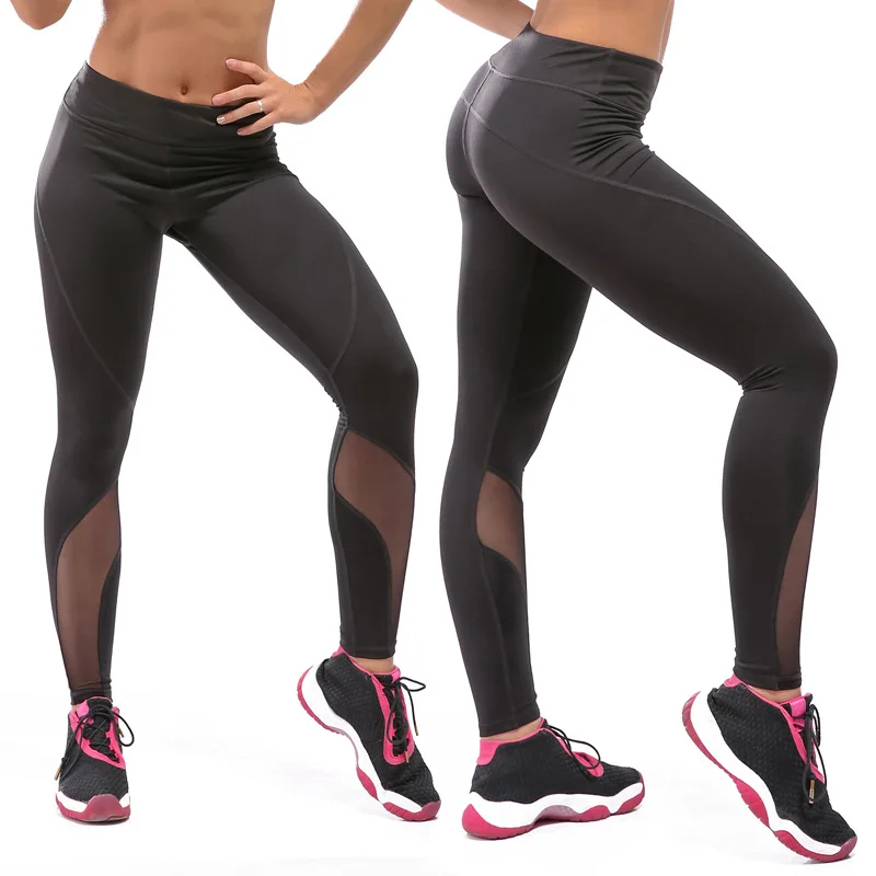 

Fitness Pants Sports Pants Women's Running Spring-Summer Wicking Breathable Stretch Exaggerates Hips Butt-lift Underwear Yoga Pa