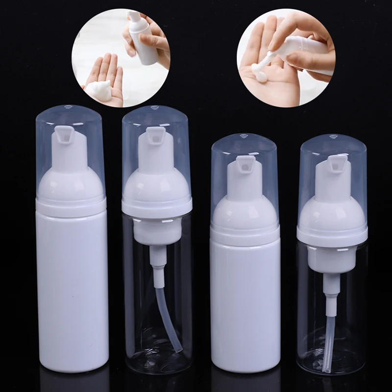 50ML/60ML 디스펜서 비누 거품 거품 펌프 병, 여행 플라스틱 휴대용 편리한 병 빈 거품 병 1 개