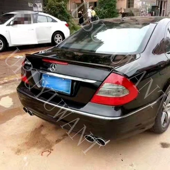 

For Mercedes-Benz W211 E63 Spoiler ABS Material Car Rear Wing Trunk Spoiler For Benz W211 E63 AMG 2006 2007 2008 In Car Spoilers