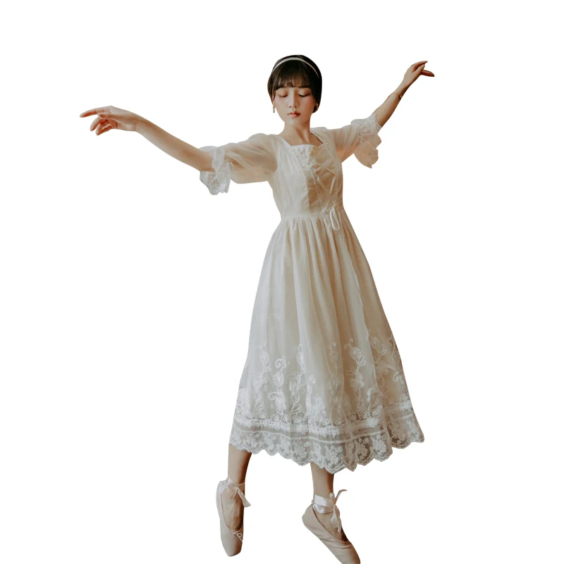 Женское ночное белье платье подружки невесты Винтаж принцессы ночные рубашки с вышивкой «богиня»; Ночная сорочка для Для женщин Детское Белье для сна - Цвет: Белый