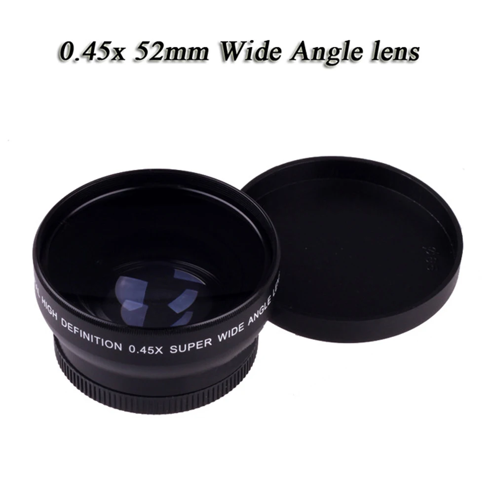 

52 Mm 0.45 X Fish Eye Scenery Studio Clear Screen Wide Angle Lens Picture Subject Accessories Macro Home For Nikon D70 D3200