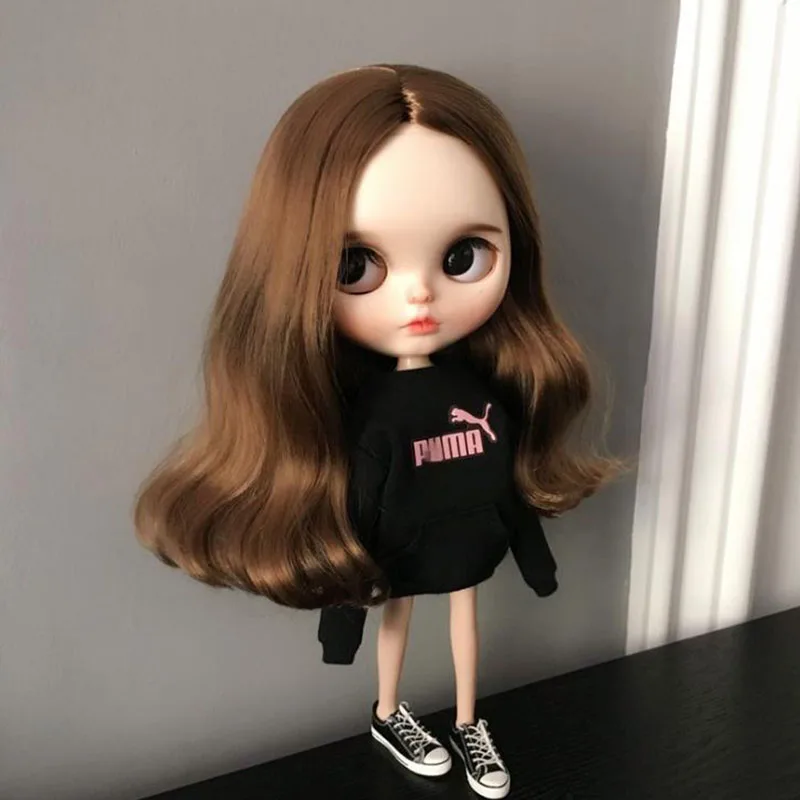 1/6 Одежда для кукол свитер с капюшоном большого размера спортивная шапка длинным