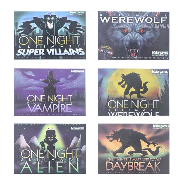 One Night Ultimate Werewolf, Werewolf Board Game English