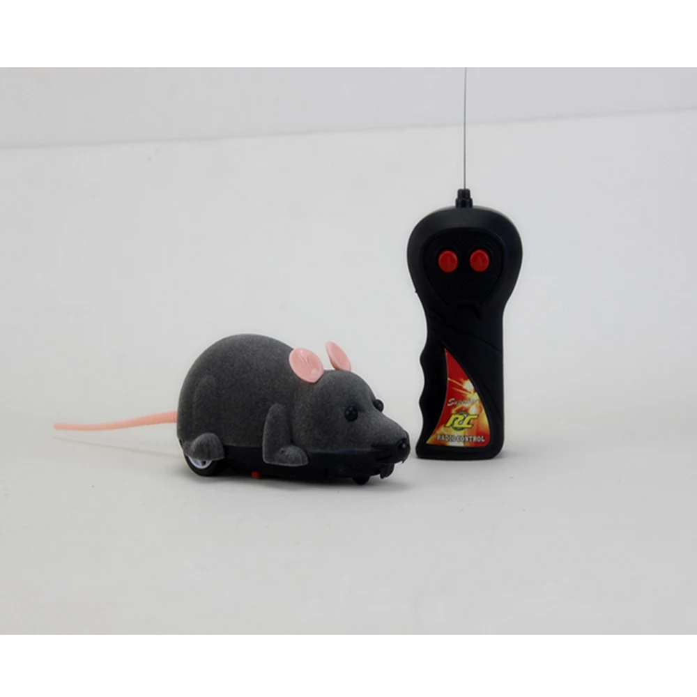 Pet Cat рождественские интерактивные игрушки электронная мышь с беспроводной мышь с ПДУ игрушка электронная игра игрушка подарок для детей - Цвет: Grey