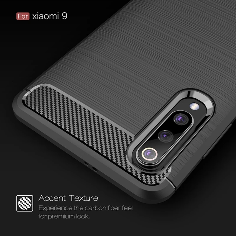 Силиконовый чехол из углеродного волокна для Xiao mi Red mi Note 7 8 6 5 3 K20 Pro 6A 7 7A 9T mi 8 9 SE A2 A3 Lite Pro mi x 2S Max 2 3 Чехол