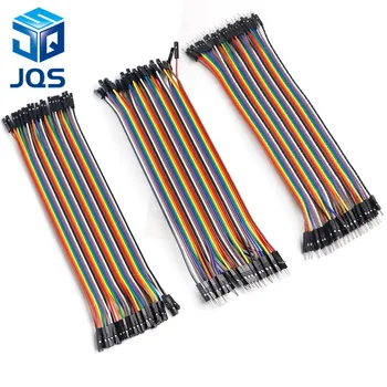 

Dupont line 120pcs 30cm male to male + male to female and female to female jumper wire Dupont cable for Arduino