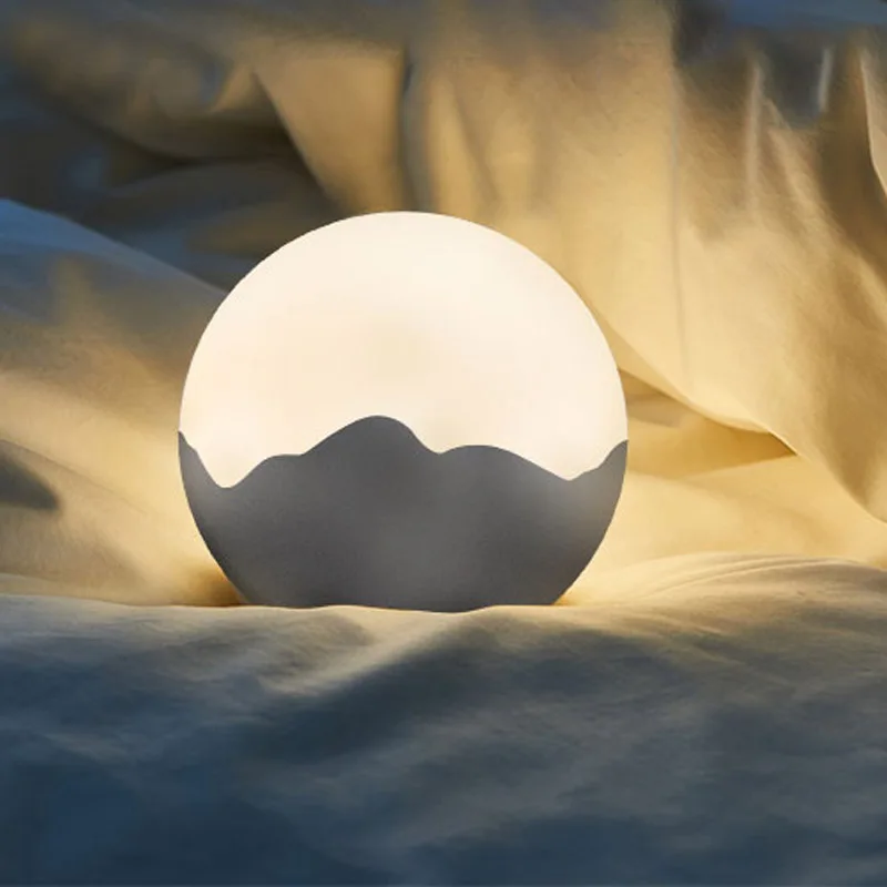 Дропшиппинг лунный светильник для ночной кровати lanterna защита глаз светодиодный фонарь затемнение спальня лампа для сна настольная/настольная индукционный сенсорный светильник