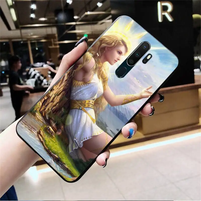 HUAGETOP подвесная богиня Harvest черная лампа для Oppo A5 A9 2020 A5S Reno2 z Renoace 3pro Realme5Pro|Бамперы| |