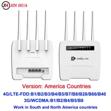 R102 odblokowany Router 3G 4G LTE CAT4 WiFi CPE Hotspot RJ45 LAN Ethernet bezprzewodowy Modem gniazdo karty Sim 150 mb s 4 antena zewnętrzna tanie tanio JHYZX CN (pochodzenie) wireless 10 100 1000 mbps 1x10 100 1000 Mbps 1 x USB 2 4g Brak 300 mbps JHR102-12 Wi-fi 802 11g Wi-fi 802 11b