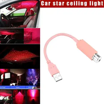 

Led Usb Star Ceiling Light Convenient Indoor Roof Starry Pink Atmosphere Adjustable Projection Sky Night Decoration Lamps L Z9F0