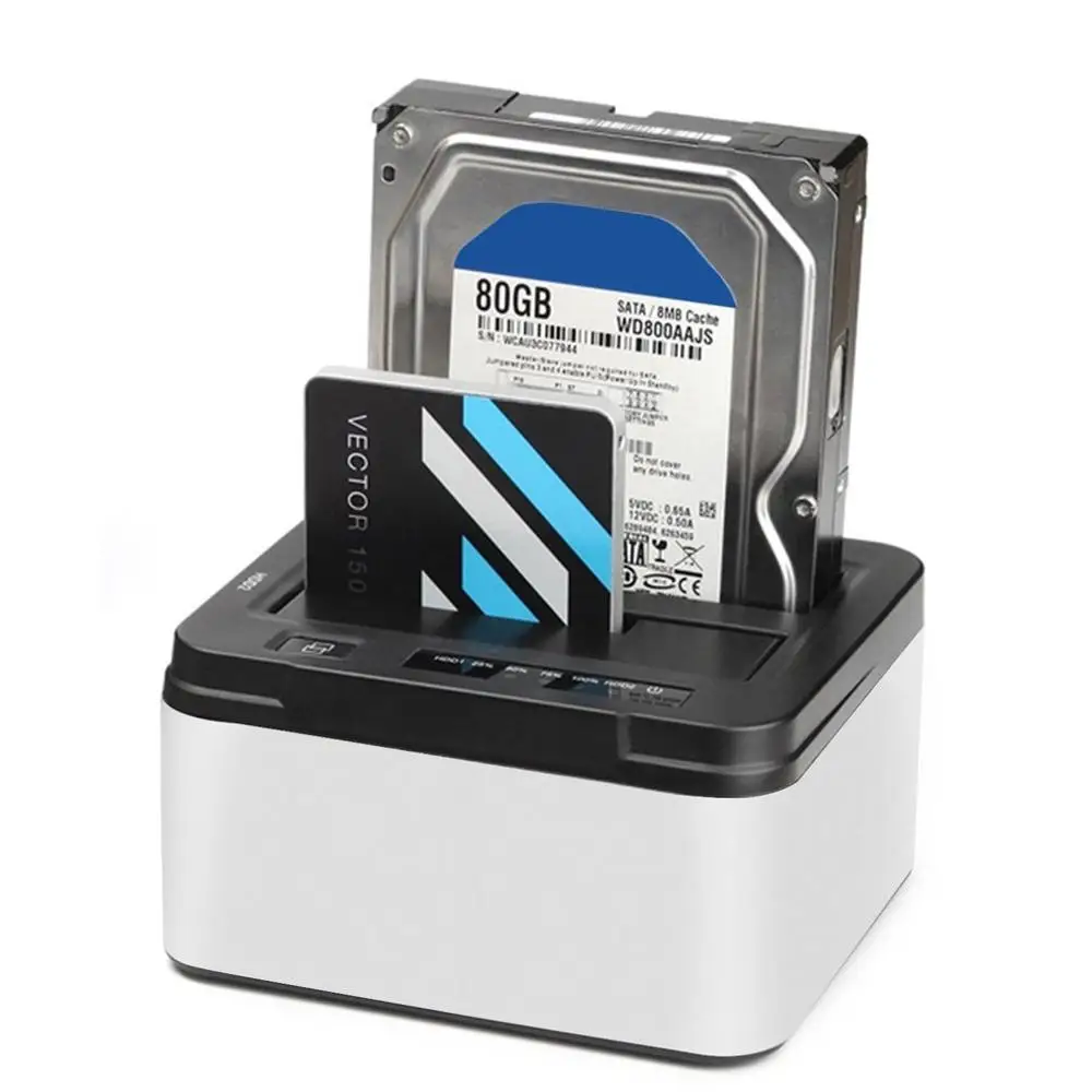 Профессиональный Чехол для жесткого диска SEATAY 2,5 дюйма 3,5 дюйма USB 3,0 SATA HD622 док-станция для HDD с европейской вилкой