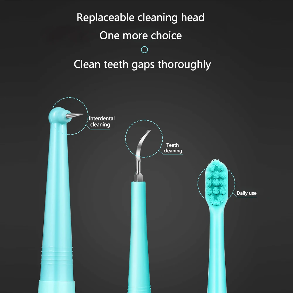Elétrica do Sonic Cálculo do Dente Clarear os Dentes Multi-função Scaler Dental Cores Removedor Cleaner Tooth Tártaro Stains Remover 4 5 cores Cálculo do Dente Removedor Cleaner Tooth