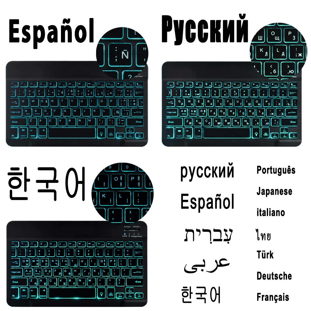 Magnetic Case Keyboard for Xiaomi Pad 5 Pro Case 11 Mipad 5 Mi Pad Cover Bluetooth keyboard Russian Korean Keyboard