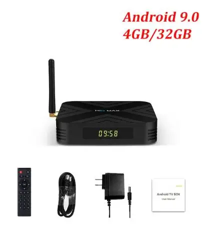 4G32G H6 Max Plus Android 9,0 Смарт ТВ приставка 4 ГБ/32 ГБ ТВ приставка Allwinner H6 H.265 4K 2,4G WiFi медиаплеер Youtube телеприставка H 96 Max - Цвет: 4G32G