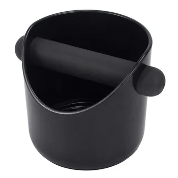 

Coffee Knocking Slag Bucket Coffee Grind Knock Box And Espresso Dump Bin Black Powder Slag Bucket for Coffee