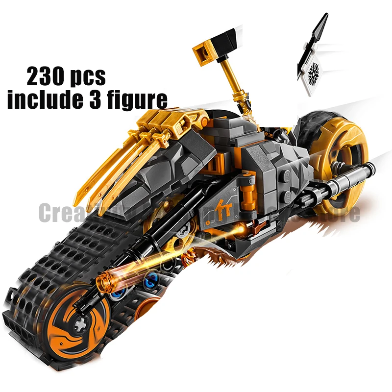 

new Ninja Movie Serices 11327 Chariot building block model set Building Blocks Bricks Toy birthday gifts for children