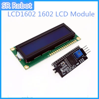 LCD 1602 PCF8574T PCF8574 IIC/I2C/интерфейс 16x2 символ ЖК дисплей модуль 5 В синий/желто зеленый