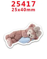 PR25417 30 шт./лот плоское заднее плоское украшение из смолы для бантов для волос diy украшения аксессуары DIY материалы ручной работы PR25139 - Цвет: PR25417