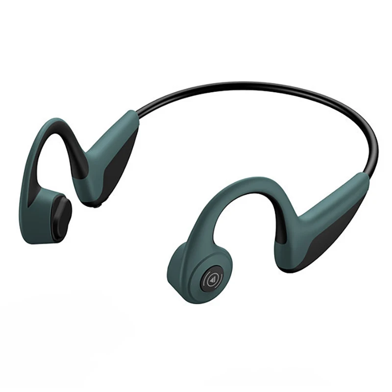 LIFLIE Z8 Bluetooth 5,0, беспроводные наушники, костная проводимость, уличная спортивная Гарнитура, устойчивое к поту, ультралегкие наушники для iPhone, Android, ПК - Цвет: Зеленый