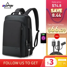 BOPAI Men Backpack Expandable Weekend Work Travel Back Pack Male Waterproof 15.6 Inch Laptop Anti Theft Business Backpacking