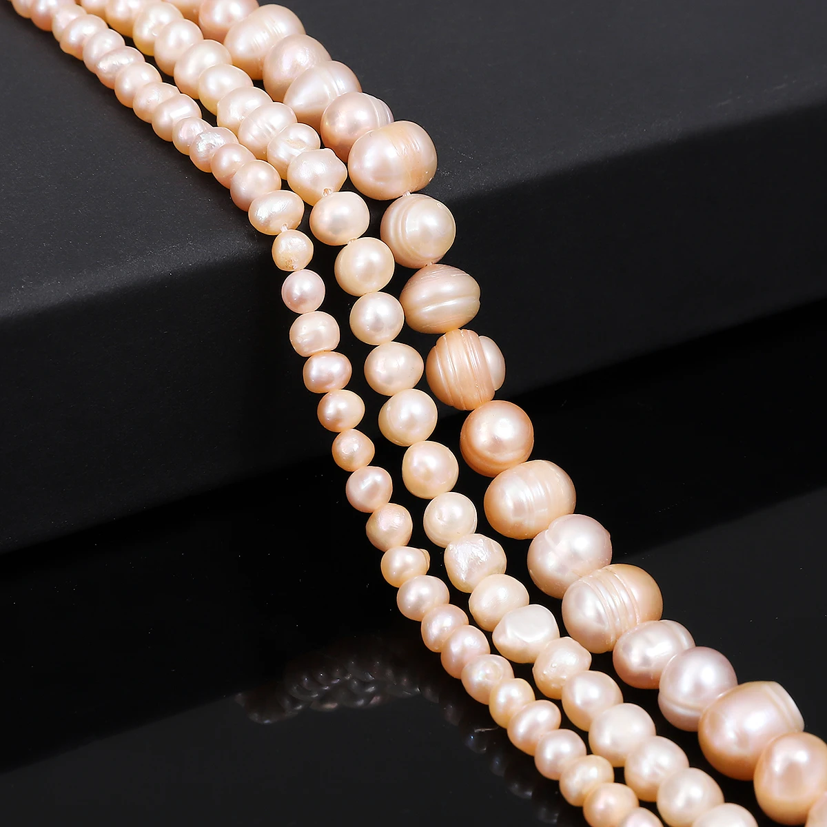 9x12mm Natural Potato Freshwater Cultured Pearls Beads For Jewelry