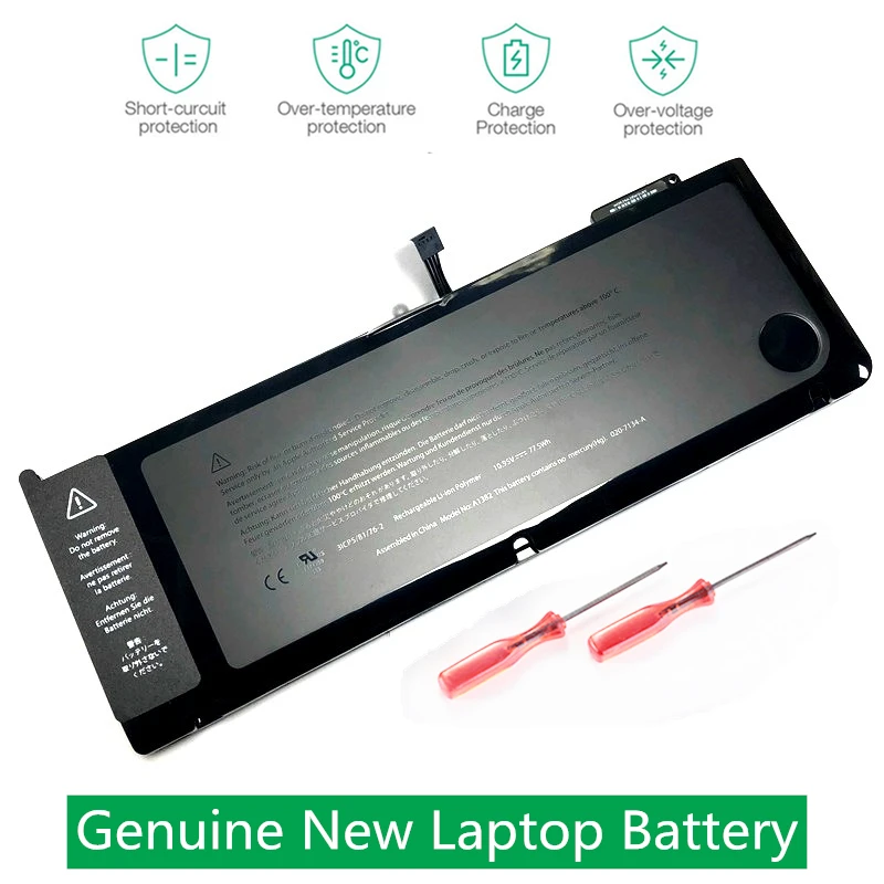 Onevan-bateria do Portátil para Apple Macbook Pro Novo A1382 15 em A1286 2011 2012 Versão Mc721 Mc723 Mc847 Md318 Md322 Md103 Md104