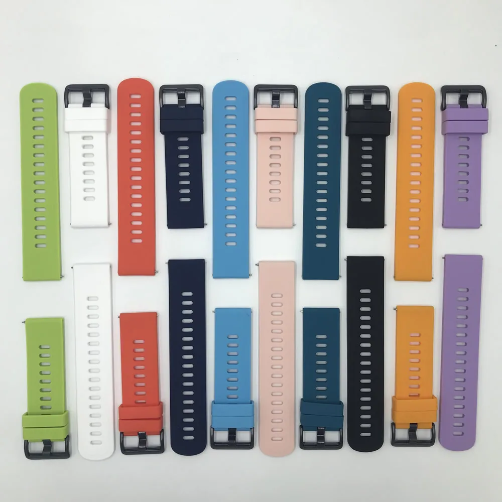 FIFATA 22MM Official Silicone Replacement Wtahc Strap For Huami Amazfit GTR 47MM Smart Sports Watch Accessories For Amazfit GTR