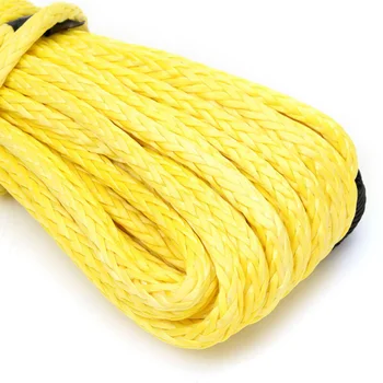 

1/4x50inch Winch Rope For ATV UTV SUV 4WD Car Easy To Handle Attachment
