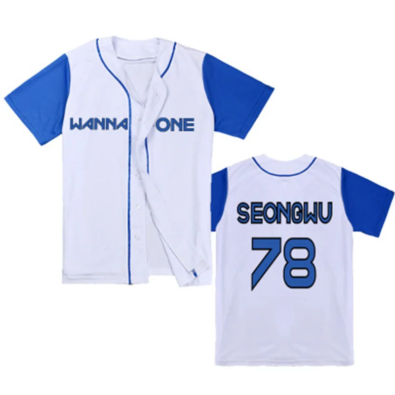 Wanna One альбом Бумеранг футболка с короткими рукавами одежда WOO JIN MINHYUN JISUNG JINYOUNG LJJ130