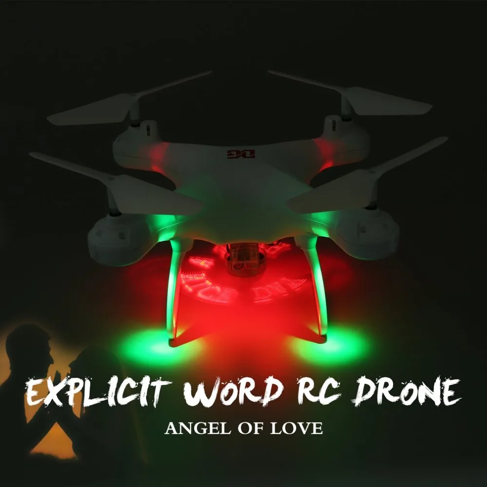 XG183 Smart RC 2,4G RC Квадрокоптер Дрон с удерживанием высоты один ключ возврат Безголовый режим светодиодный флэш слово программируемый реквизит