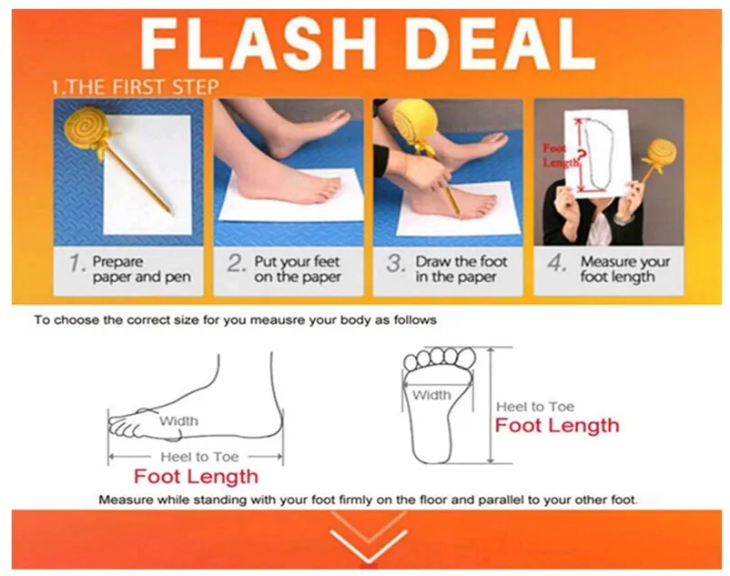 鞋子尺码正确量法